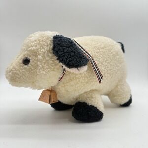 Gund Woolie Lamb W Ringing‎ Bell Plush Sheep Toy Stuffed Animal Vintage 1986